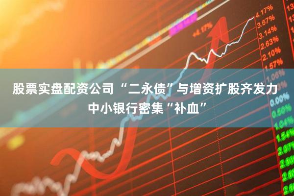 股票实盘配资公司 “二永债”与增资扩股齐发力 中小银行密集“补血”